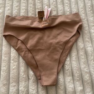 PINK Victoria's Secret Brown High-Waisted Panty
